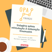 palestra sobre Introdução à Educação Financeira, exclusivamente para alunos do SENAI – CETEL